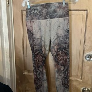 Graphic work out pants